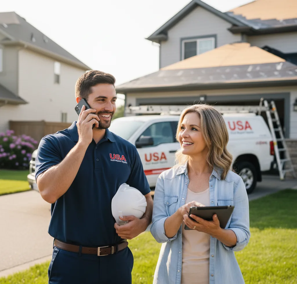 USA Roof Repair Experts customer support in Conowingo